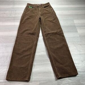 Empyre Tori Pants Womens 2 Brown Corduroy Baggy Leg Skater Y2K